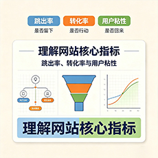 梅州建站-理解网站核心指标：跳出率、转化率与用户粘性