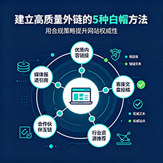 梅州建站-建立高质量外链的5种白帽方法